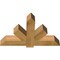 Ekena Millwork Kennewick Rough Sawn Timber Gable Bracket, Western Red Cedar, 48"W x 30"H x 6"D x 6"F, 15/12 Pitch GBW048X30X0606KEN00RWR - alternate 3